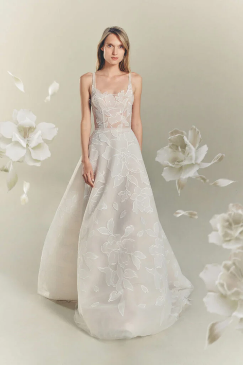 Shop Mira Zwillinger wedding gowns at Chic Parisien: Luxury Garden